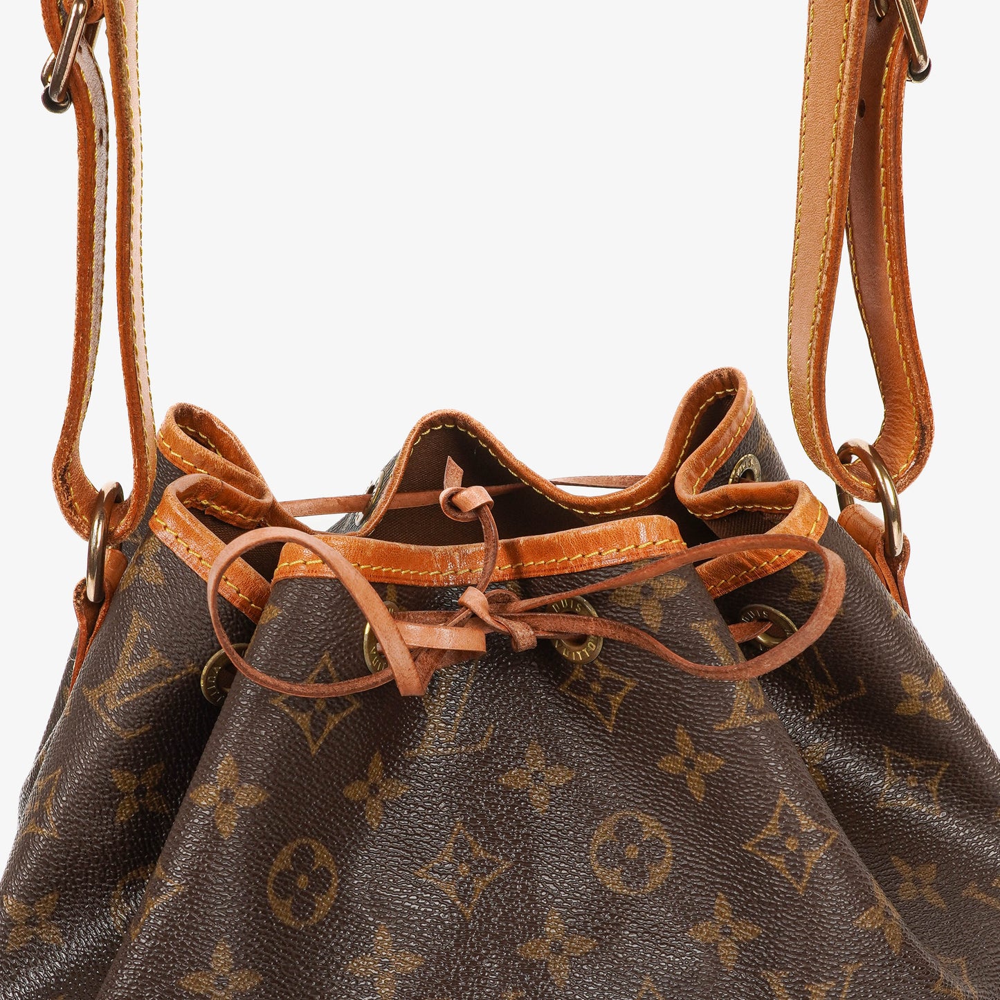 Louis Vuitton Petit Noe Monogram Canvas Shoulder Bag
