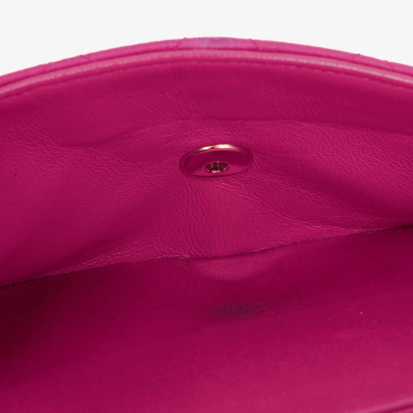 Chanel Classic  Double Flap Bag Fuchsia Pink 24K Gold-Plated Hardware