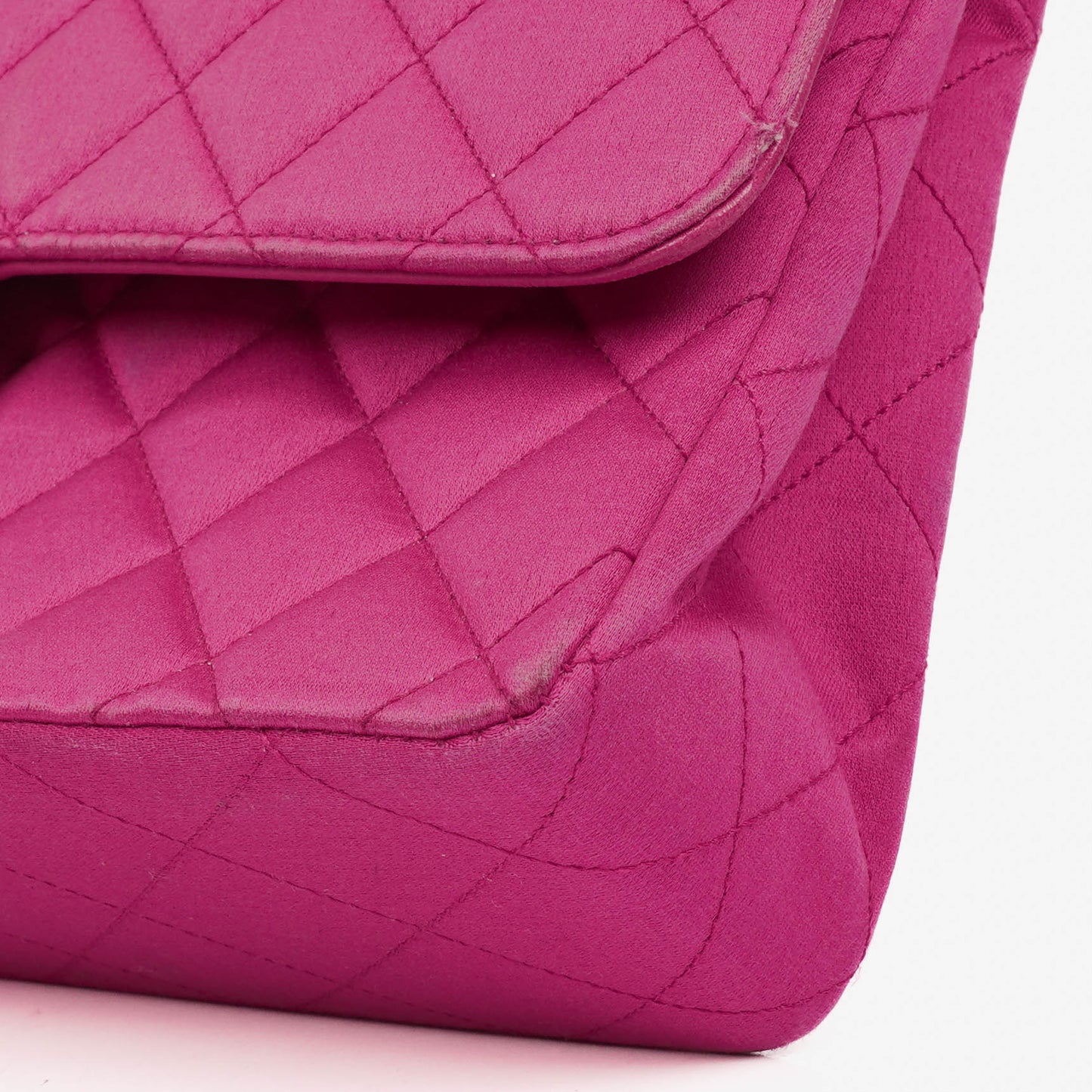 Chanel Classic  Double Flap Bag Fuchsia Pink 24K Gold-Plated Hardware