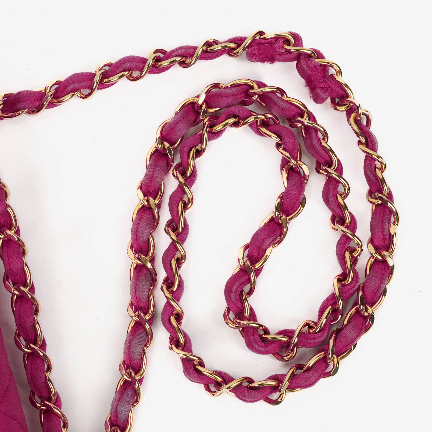 Chanel Classic  Double Flap Bag Fuchsia Pink 24K Gold-Plated Hardware