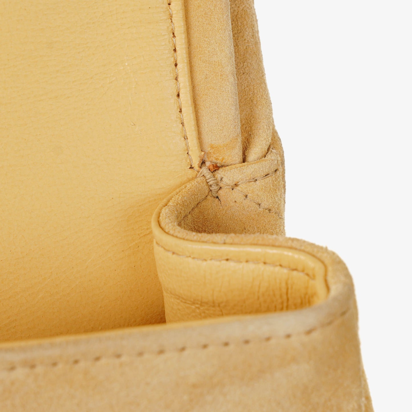 Chanel Medium Classic  Double Flap Bag Beige Suede 24K Gold-Plated Hardware