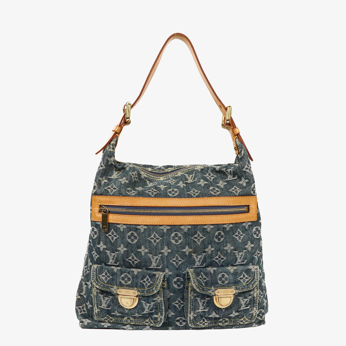 Louis Vuitton Baggy PM Monogram Denim Shoulder Bag