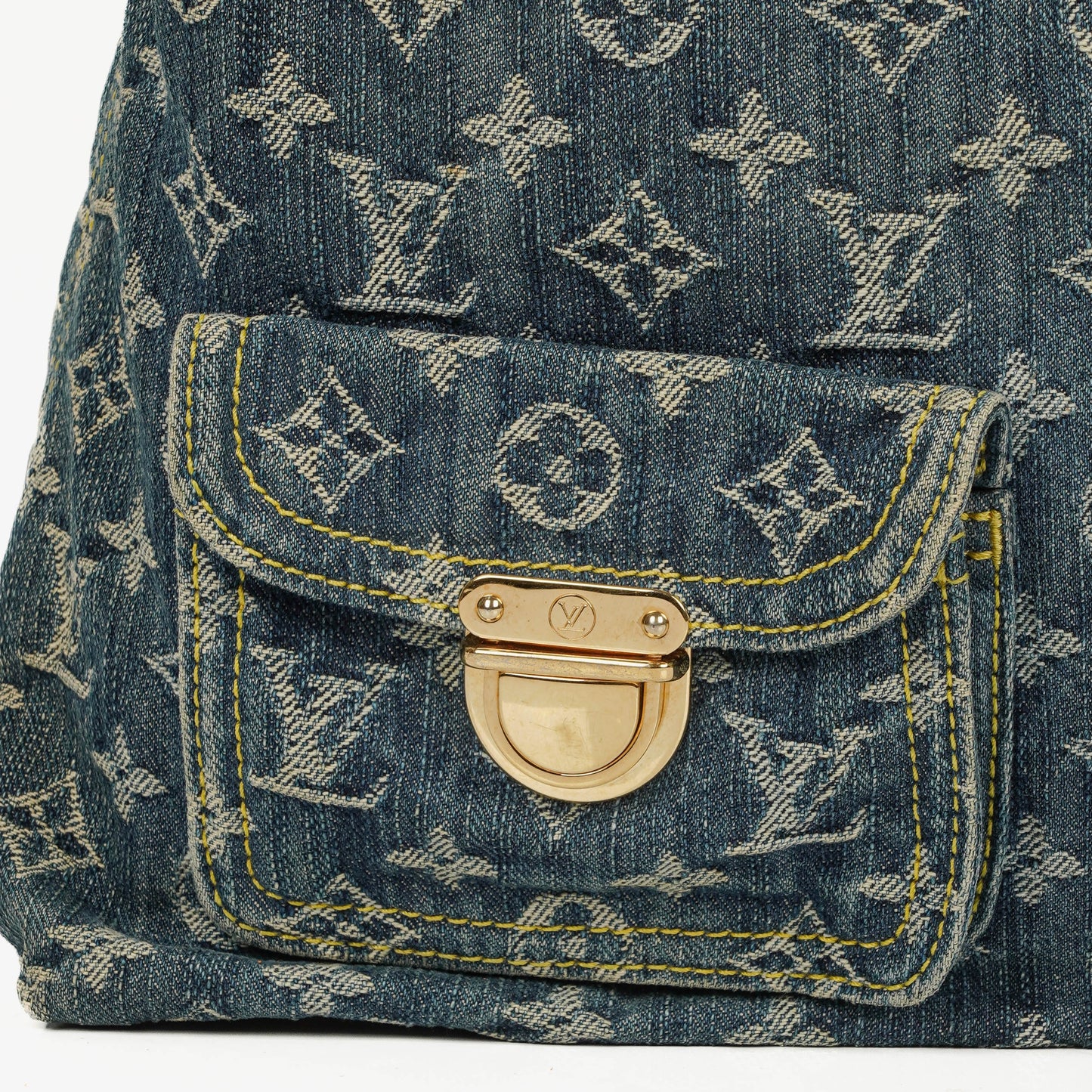 Louis Vuitton Baggy PM Monogram Denim Shoulder Bag