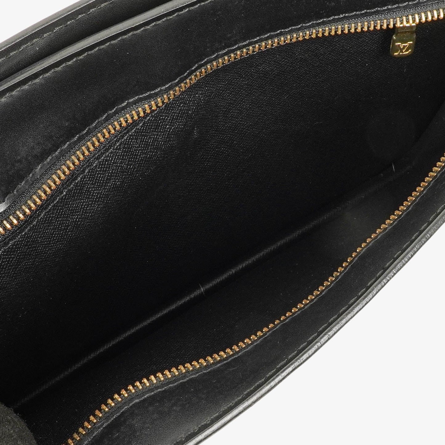 Louis Vuitton Enghien Black EPI Leather Shoulder Bag