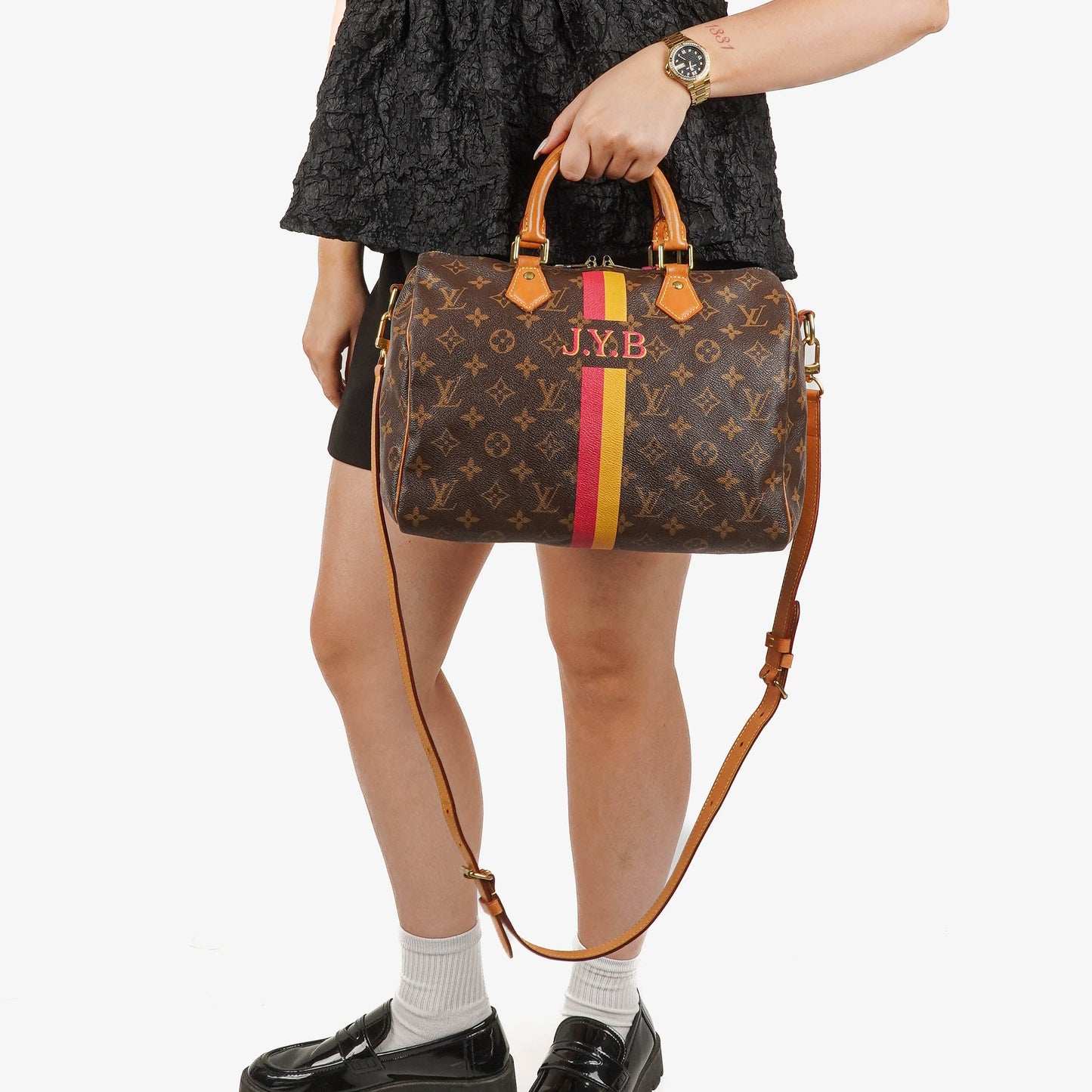 Louis Vuitton  30 Bandouliere Monogram Canvas Handbag