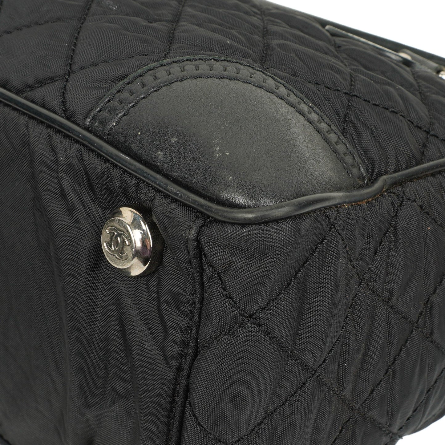 Chanel Black Paris New York Line Tote Bag