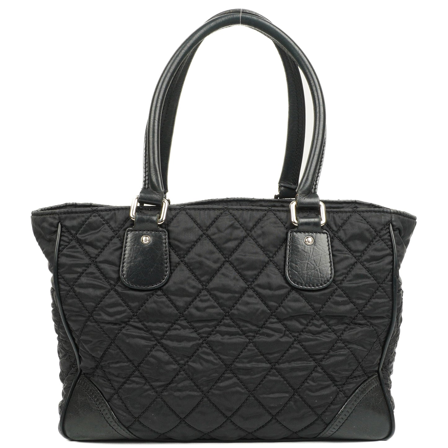 Chanel Black Paris New York Line Tote Bag