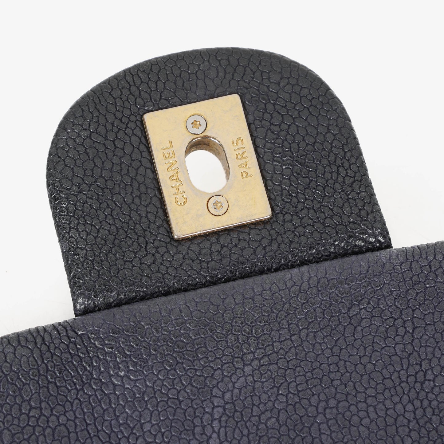 Chanel Wild Stitch Navy Caviar Single Flap