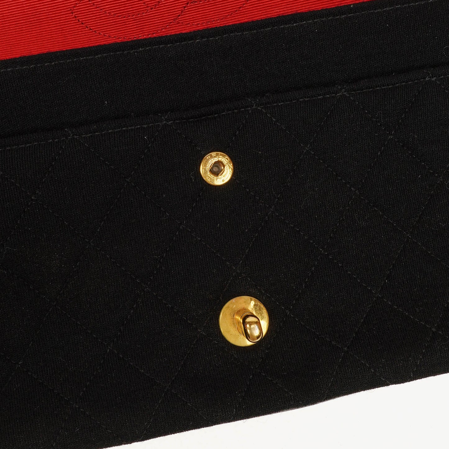 Chanel Medium Classic Double Flap Bag Black Quilted Jersey With 24K Gold-Plated Hardware