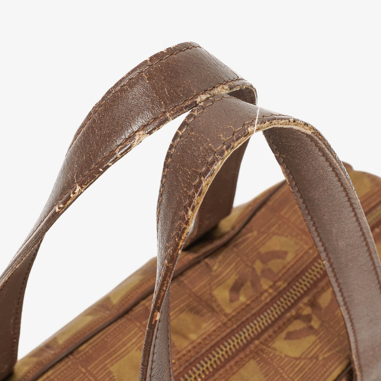 Chanel Beige New Travel Line Nylon Mini Boston Bag