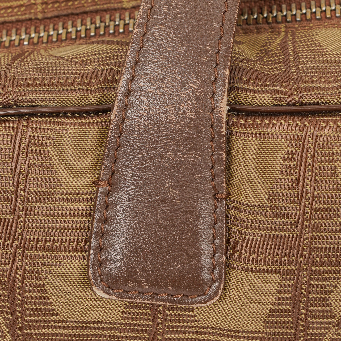 Chanel Beige New Travel Line Nylon Mini Boston Bag