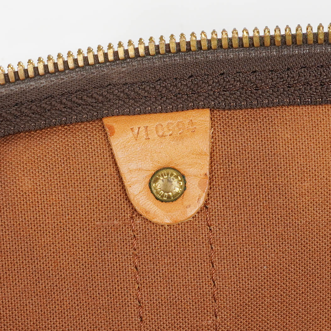 Louis Vuitton Keepall 50 Bandouliere Monogram Canvas Travel Bag