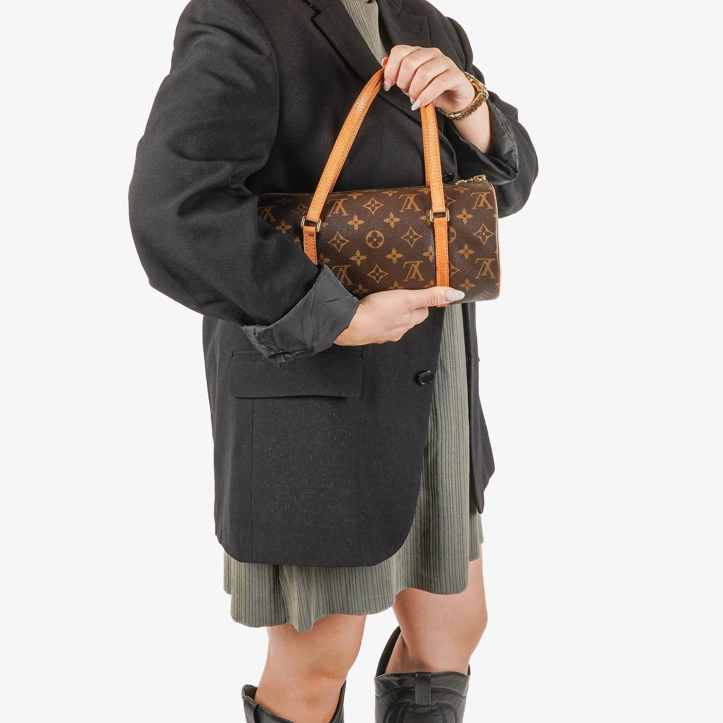 Louis Vuitton Papillon 30  Monogram Canvas Handbag