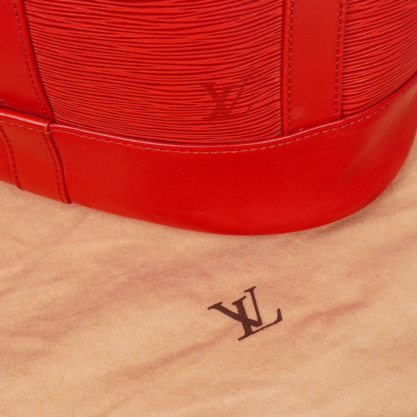 Louis Vuitton Randonnee PM EPI Red Canvas Backpack