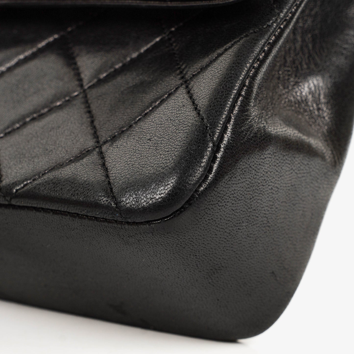 Chanel  Medium Classic Double Flap Bag Black Quilted Leather 24K Gold-Plated Hardware
