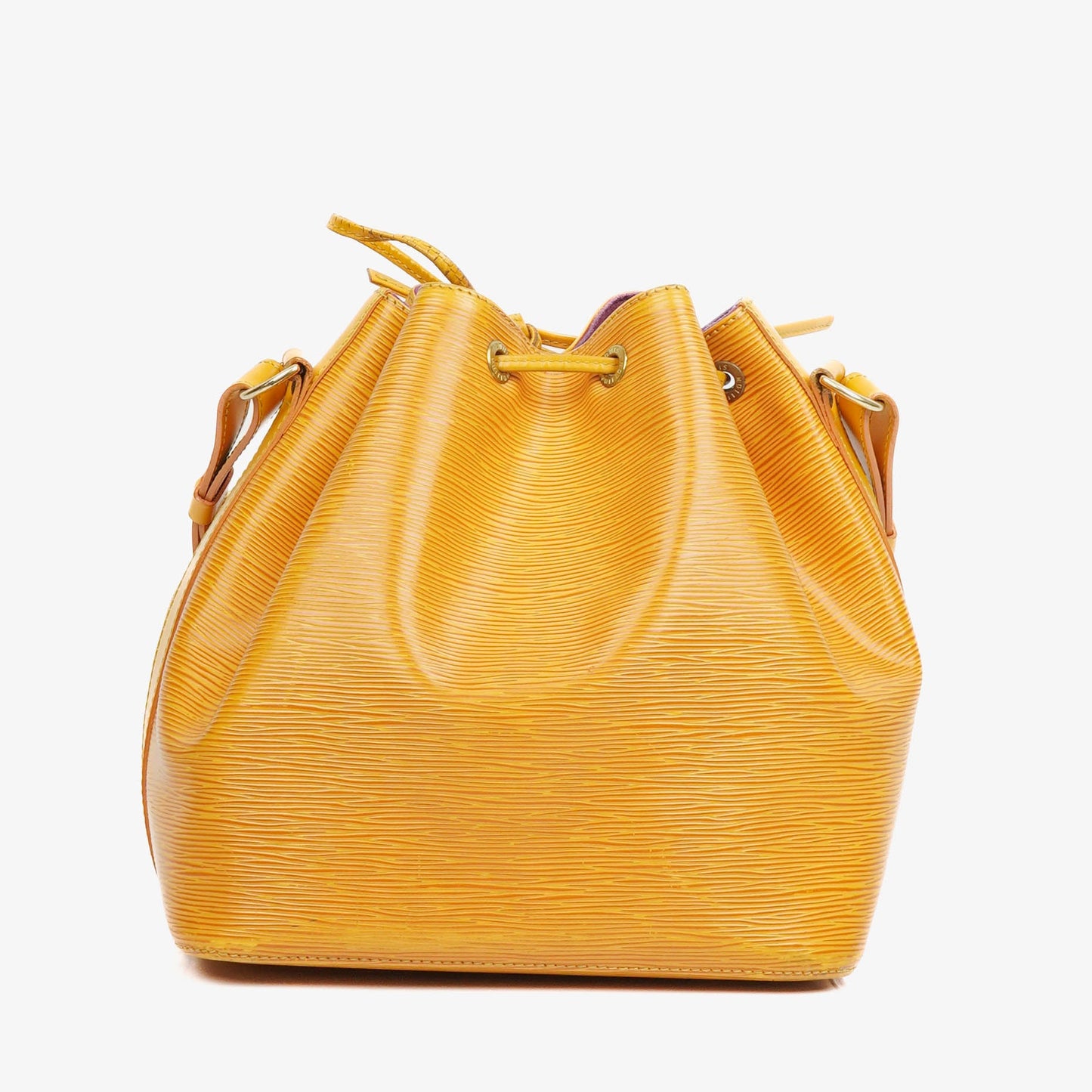 Louis Vuitton Petit Noe Yellow EPI Leather Shoulder Bag