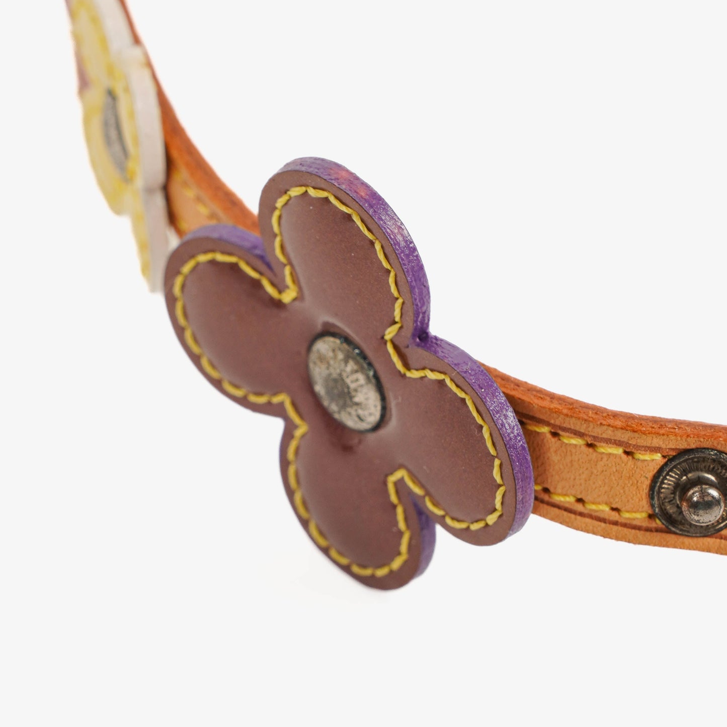 Louis Vuitton Monogram Vernis Lexington Fleurs Wrap Bracelet
