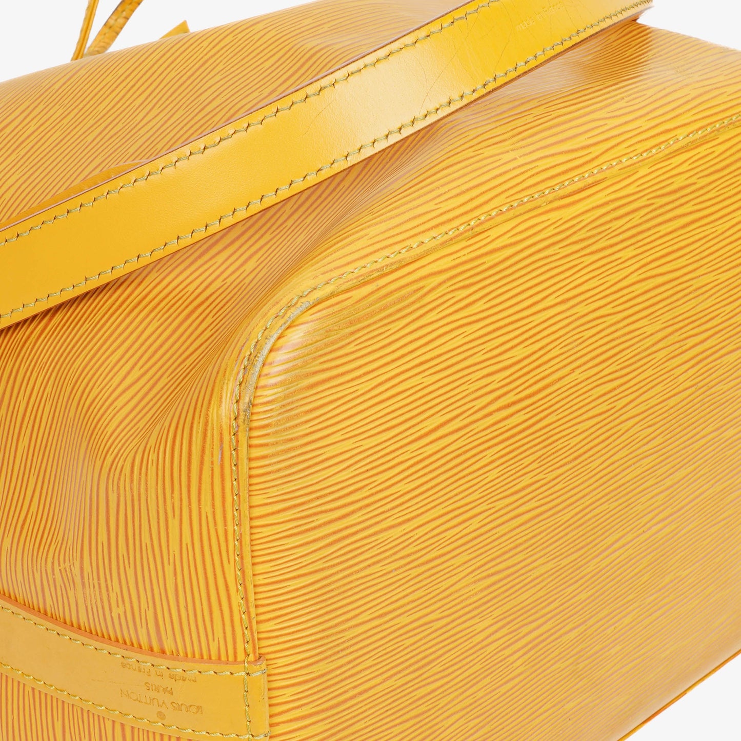 Louis Vuitton Petit Noe Yellow EPI Leather Shoulder Bag