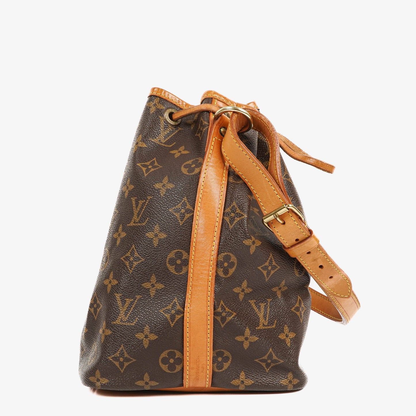 Louis Vuitton Petit Noe Monogram Canvas Shoulder Bag
