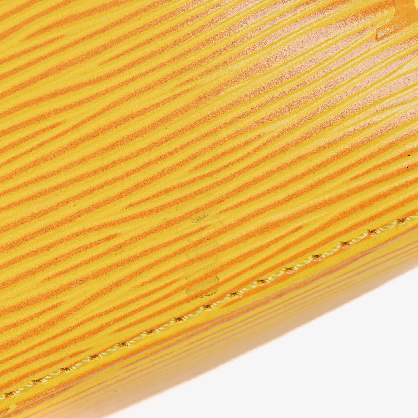 Louis Vuitton Petit Noe Yellow EPI Leather Shoulder Bag