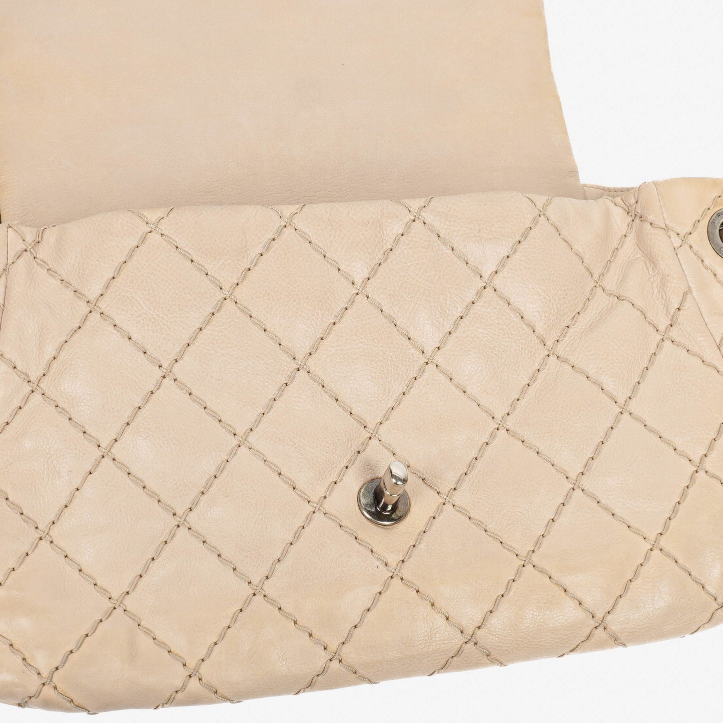 Chanel Quilted Wild Stitch Accordion Flap Bag