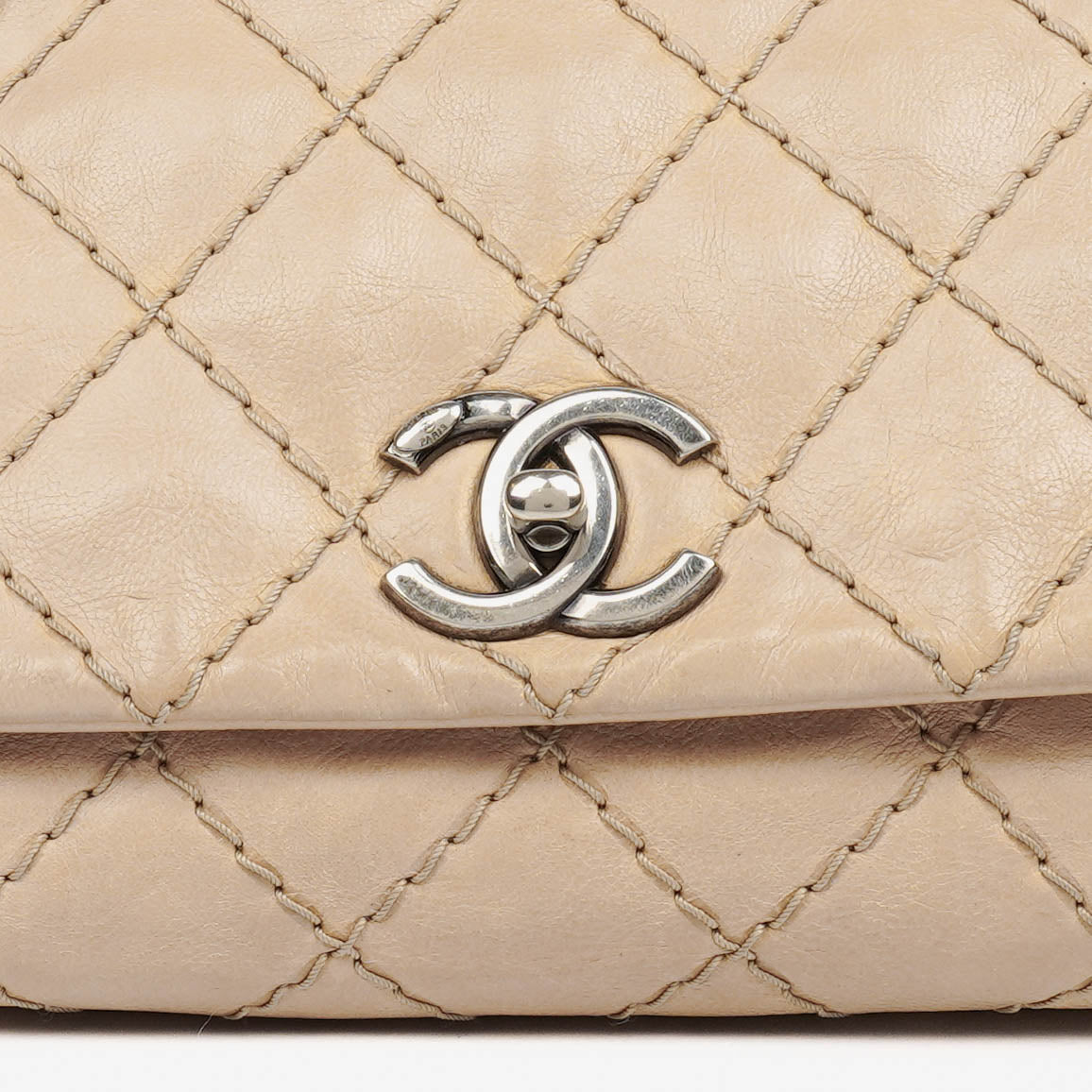 Chanel Quilted Wild Stitch Accordion Flap Bag