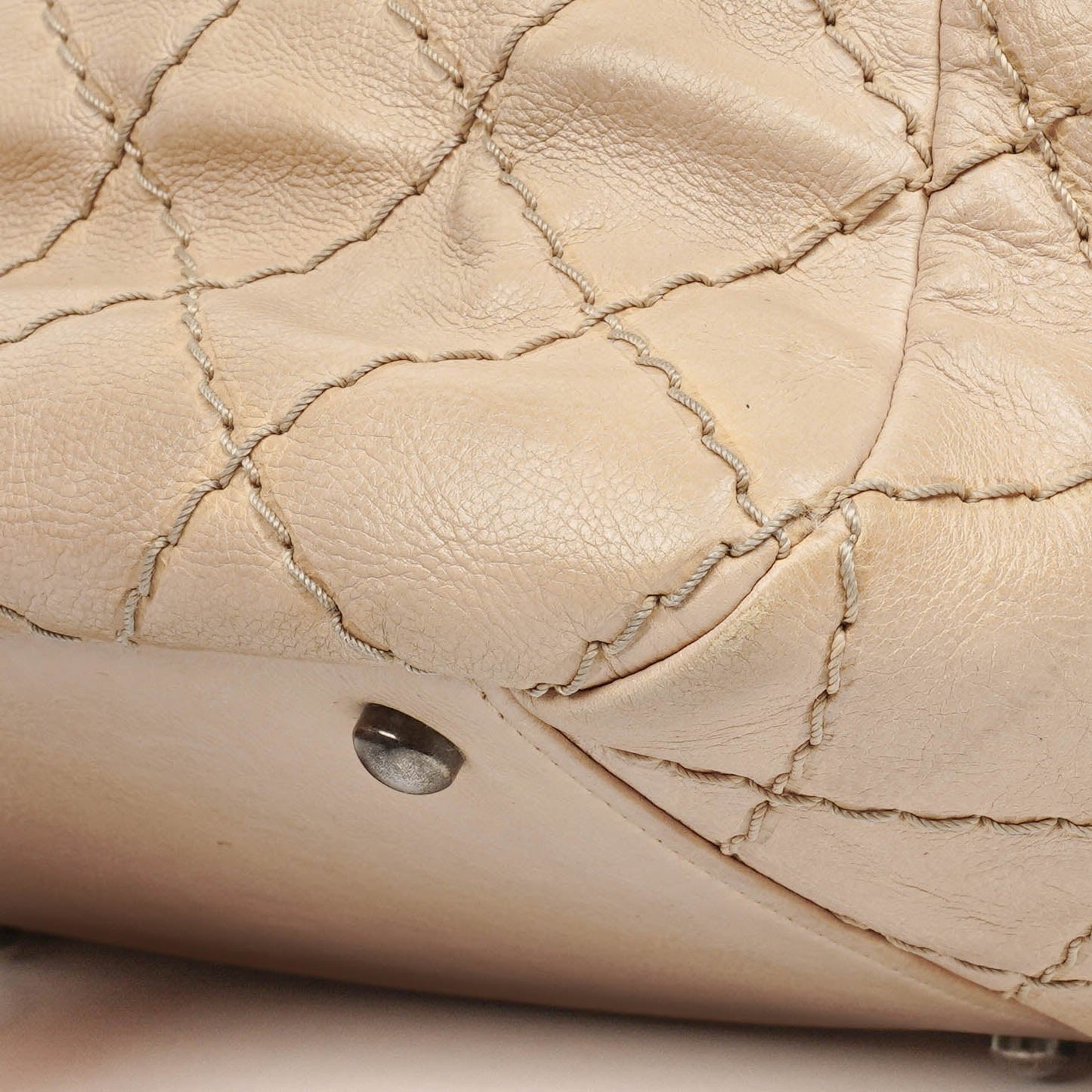Chanel Quilted Wild Stitch Accordion Flap Bag