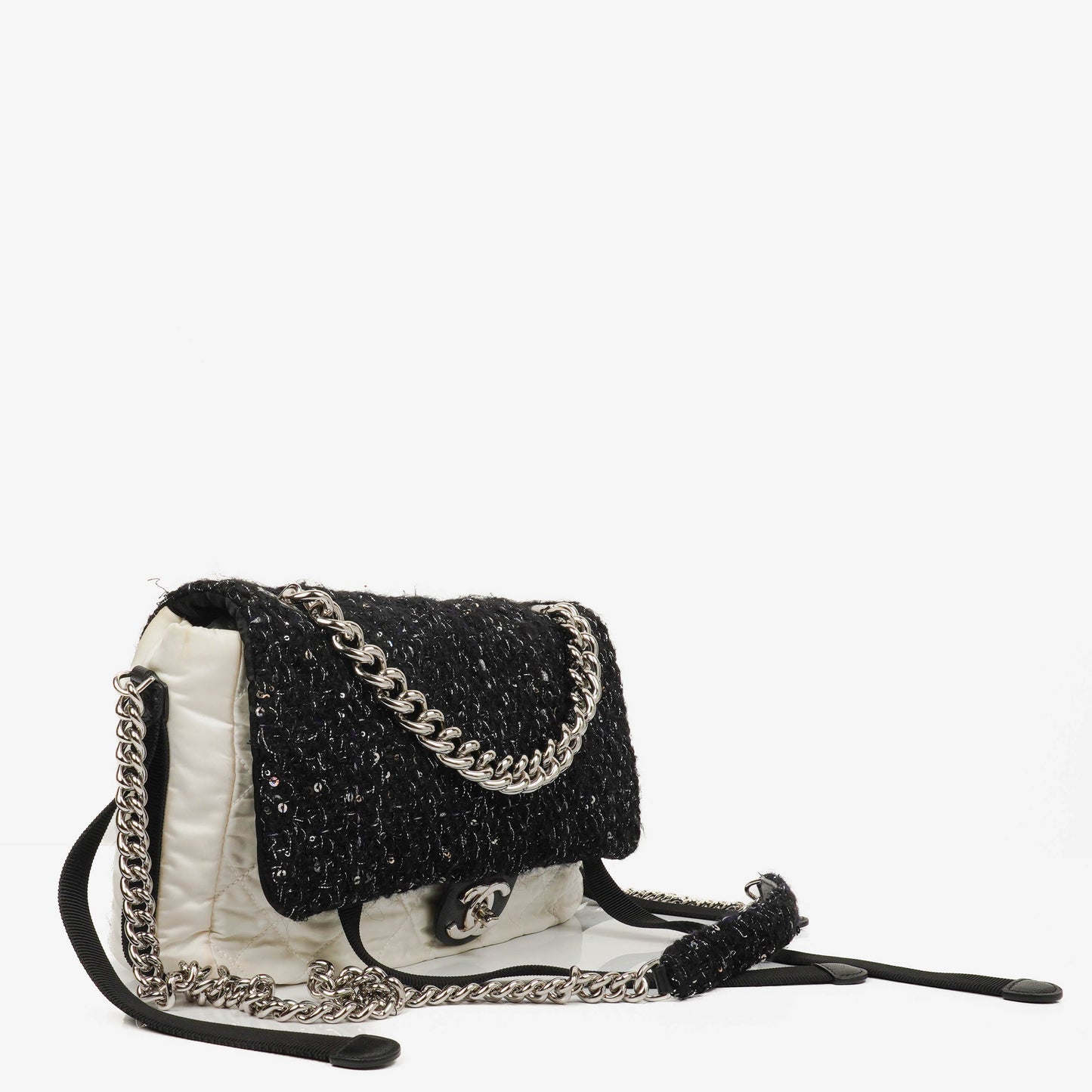 Chanel Multicolour Astronaut Essentials Nylon/Tweed Flap Bag