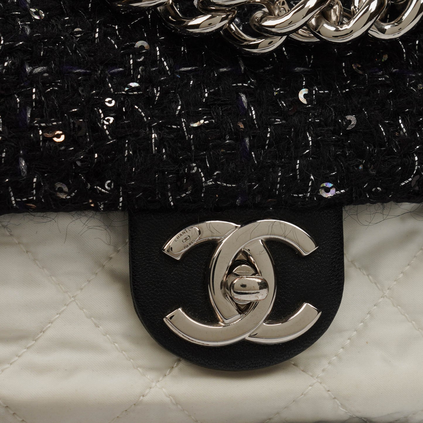 Chanel Multicolour Astronaut Essentials Nylon/Tweed Flap Bag