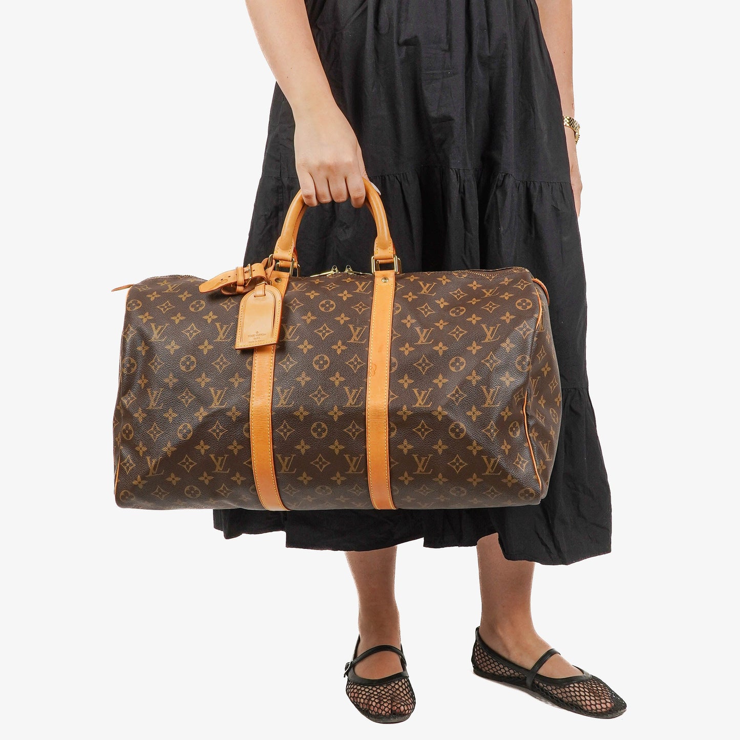 Louis Vuitton Keepall 50 Monogram Canvas Travel Bag