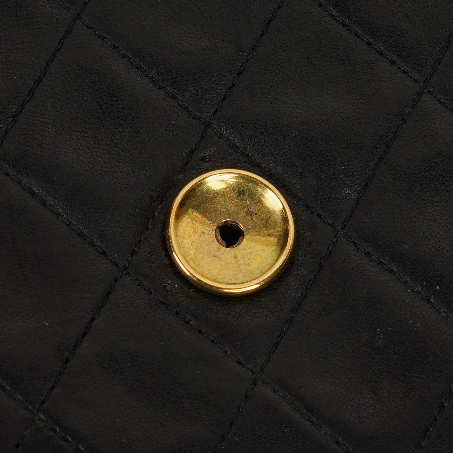 Chanel Classic Black Quilted Lambskin Single Flap Bag With 24K Gold-Plated Hardware
