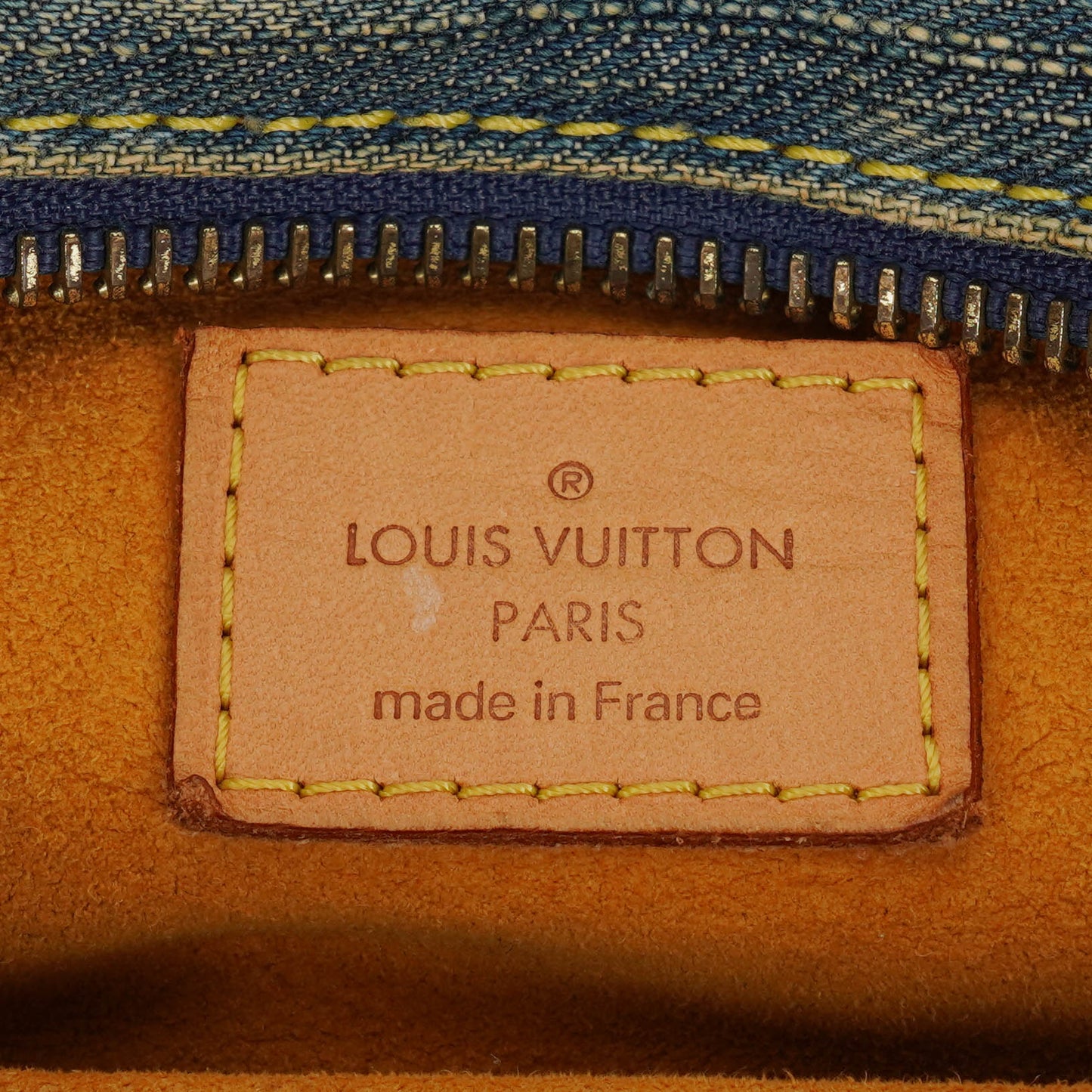 Louis Vuitton Neo Cabby MM Monogram Blue Denim Bag