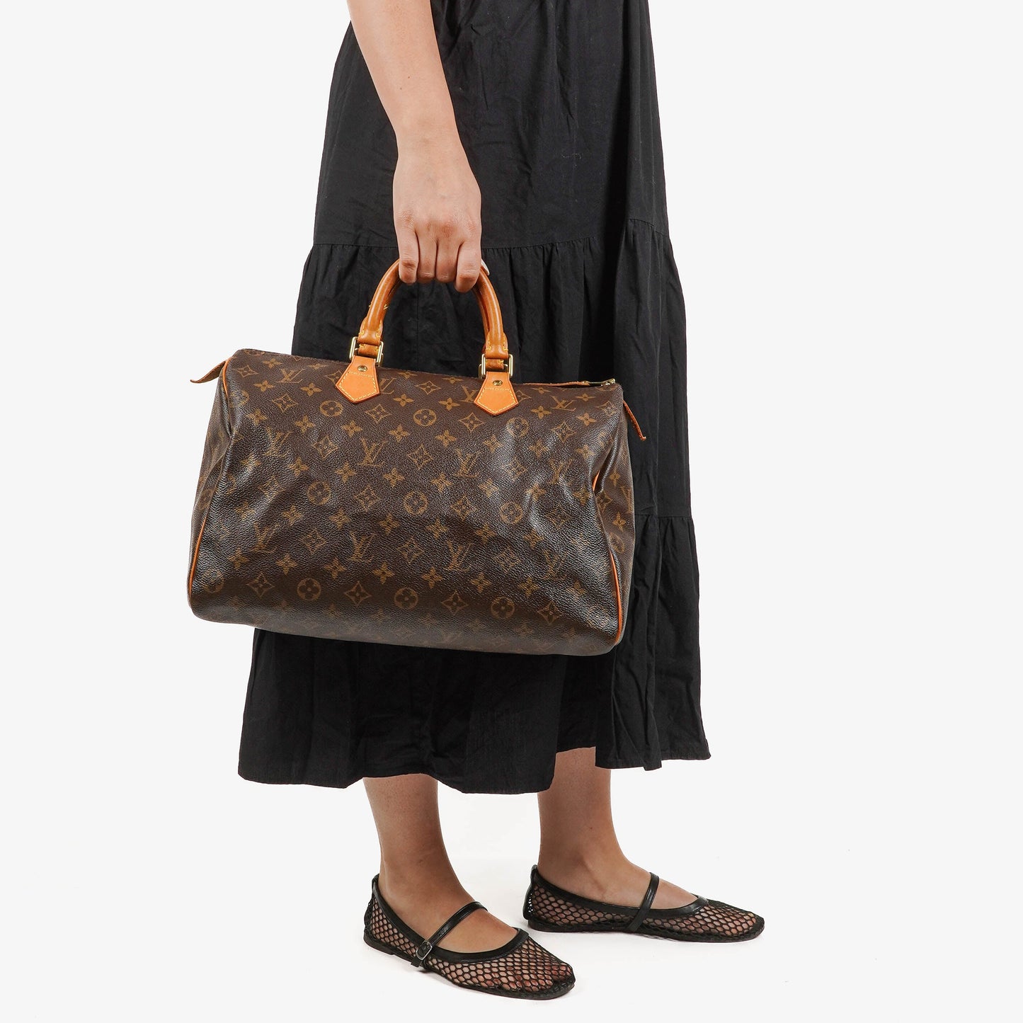 Louis Vuitton  35 Monogram Canvas Handbag