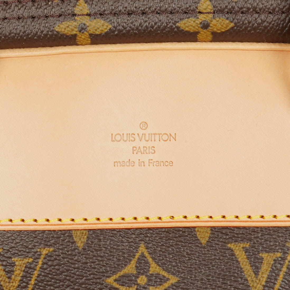 Louis Vuitton Alize 45 Monogram Coated Canvas Travel Bag