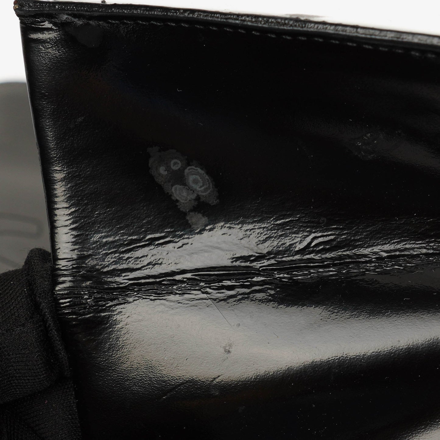 Chanel Black Patent Leather Full Flap Bag