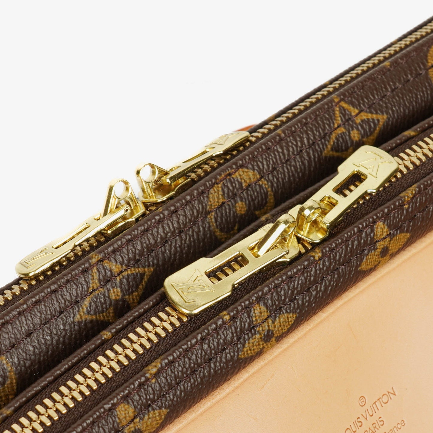 Louis Vuitton Alize 45 Monogram Coated Canvas Travel Bag
