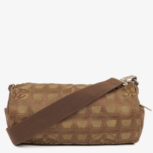 Chanel Beige New Travel Line Nylon Bag