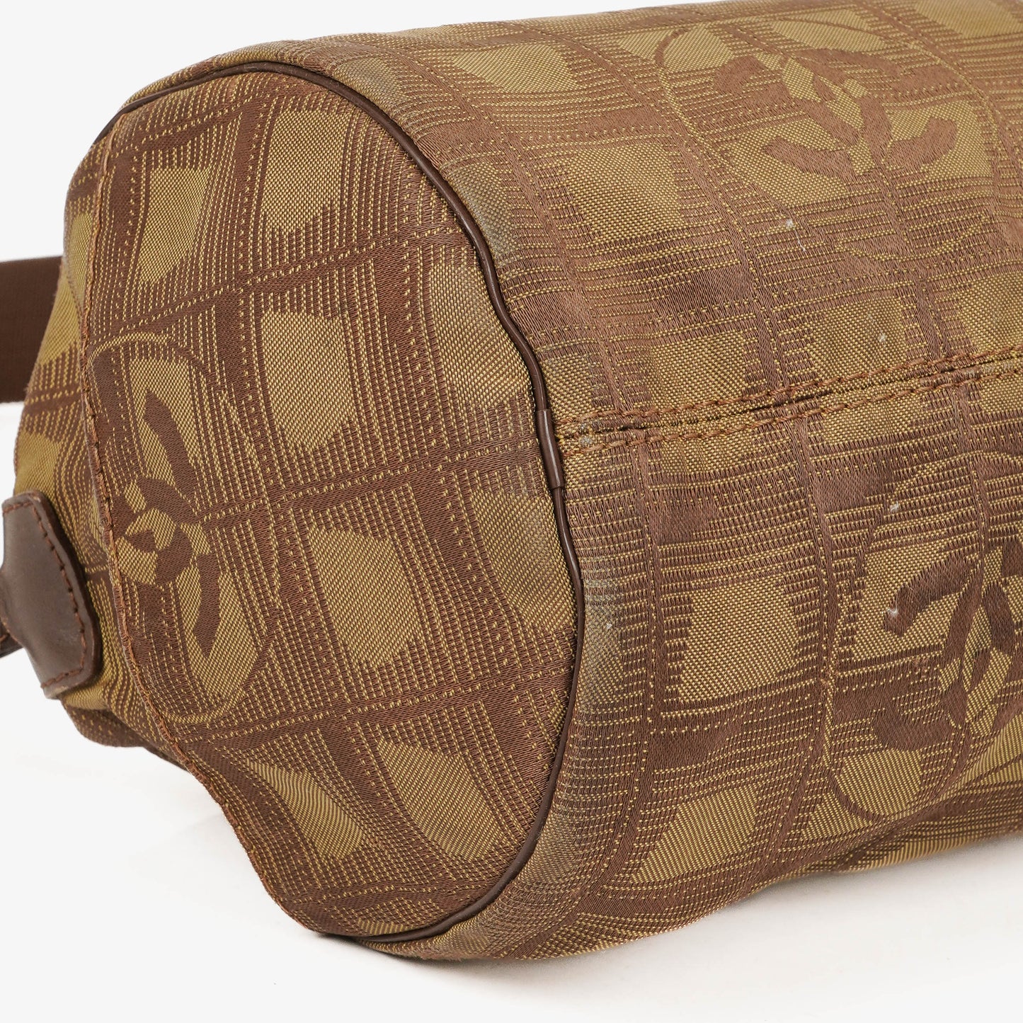 Chanel Beige New Travel Line Nylon Bag