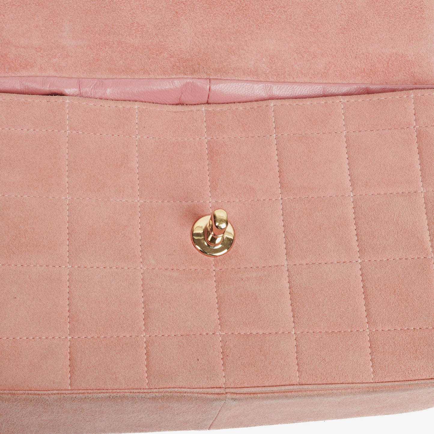 Chanel Chocolate Bar Single Flap Top Handle Bag
