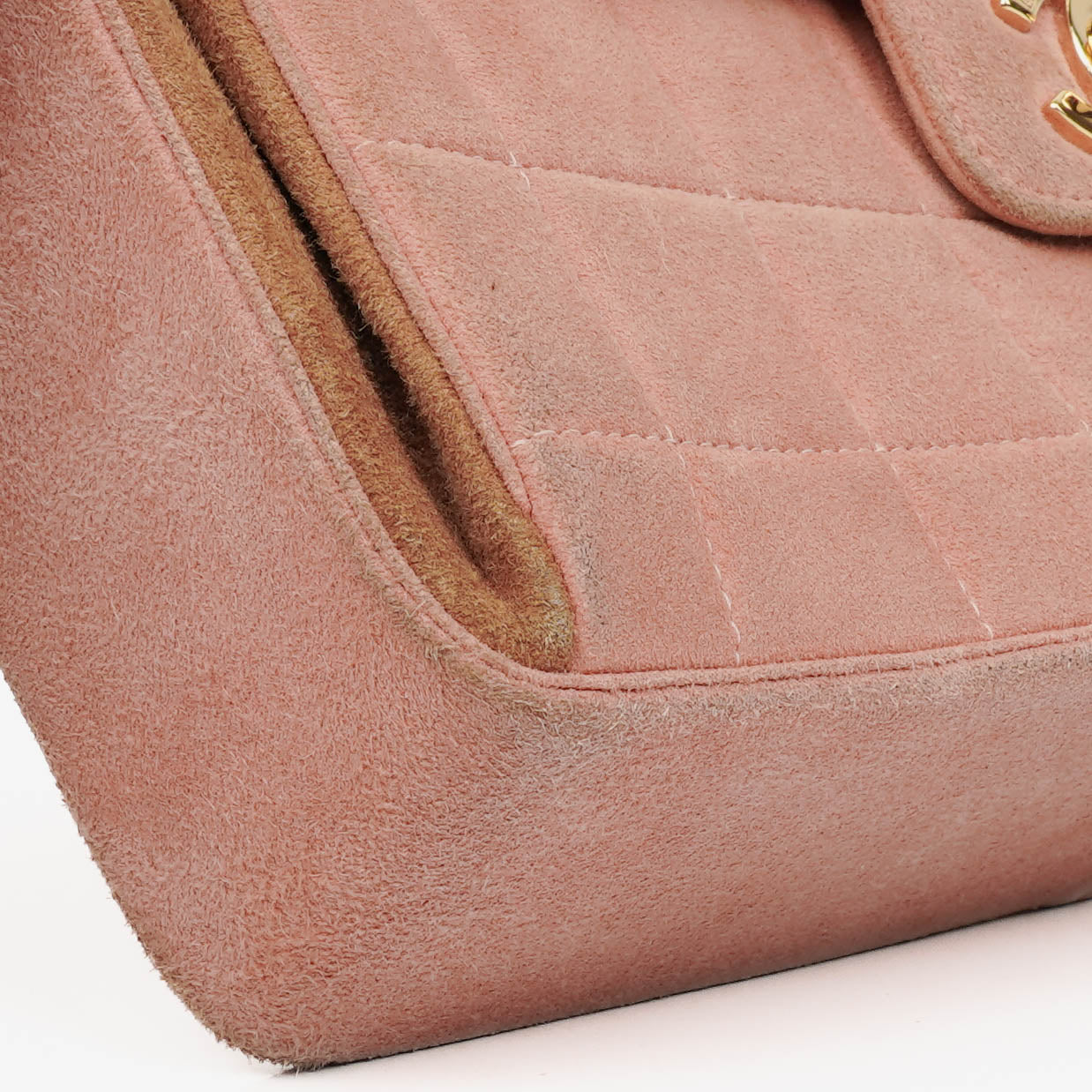 Chanel Chocolate Bar Single Flap Top Handle Bag
