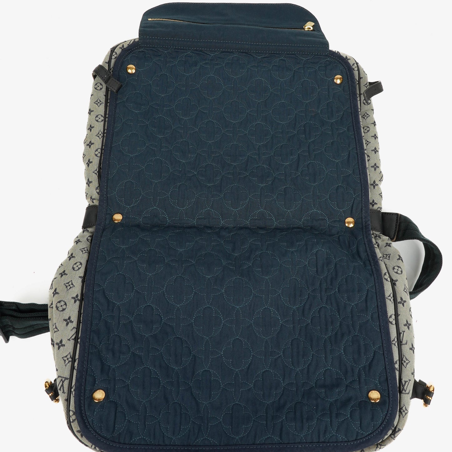 Louis Vuitton Navy Monogram Mini Lin Sac a Langer Diaper Bag