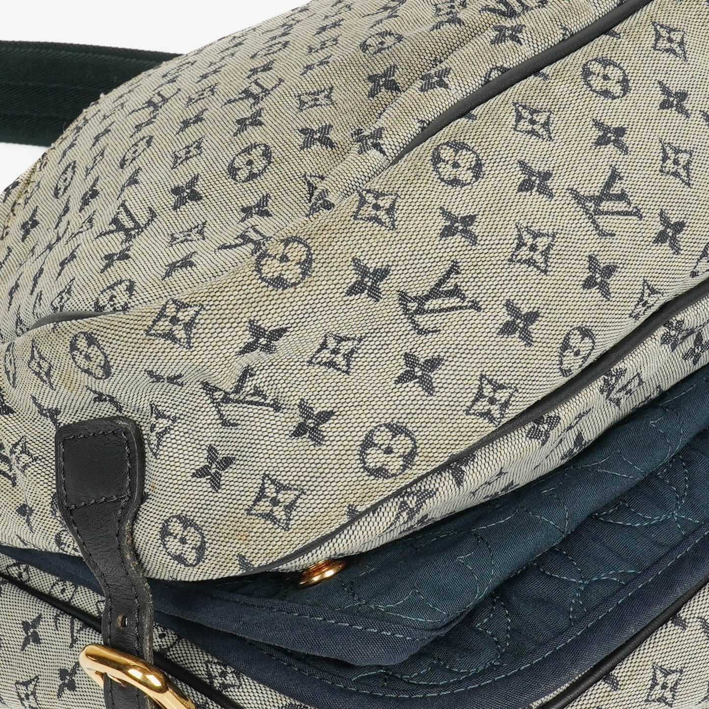 Louis Vuitton Navy Monogram Mini Lin Sac a Langer Diaper Bag