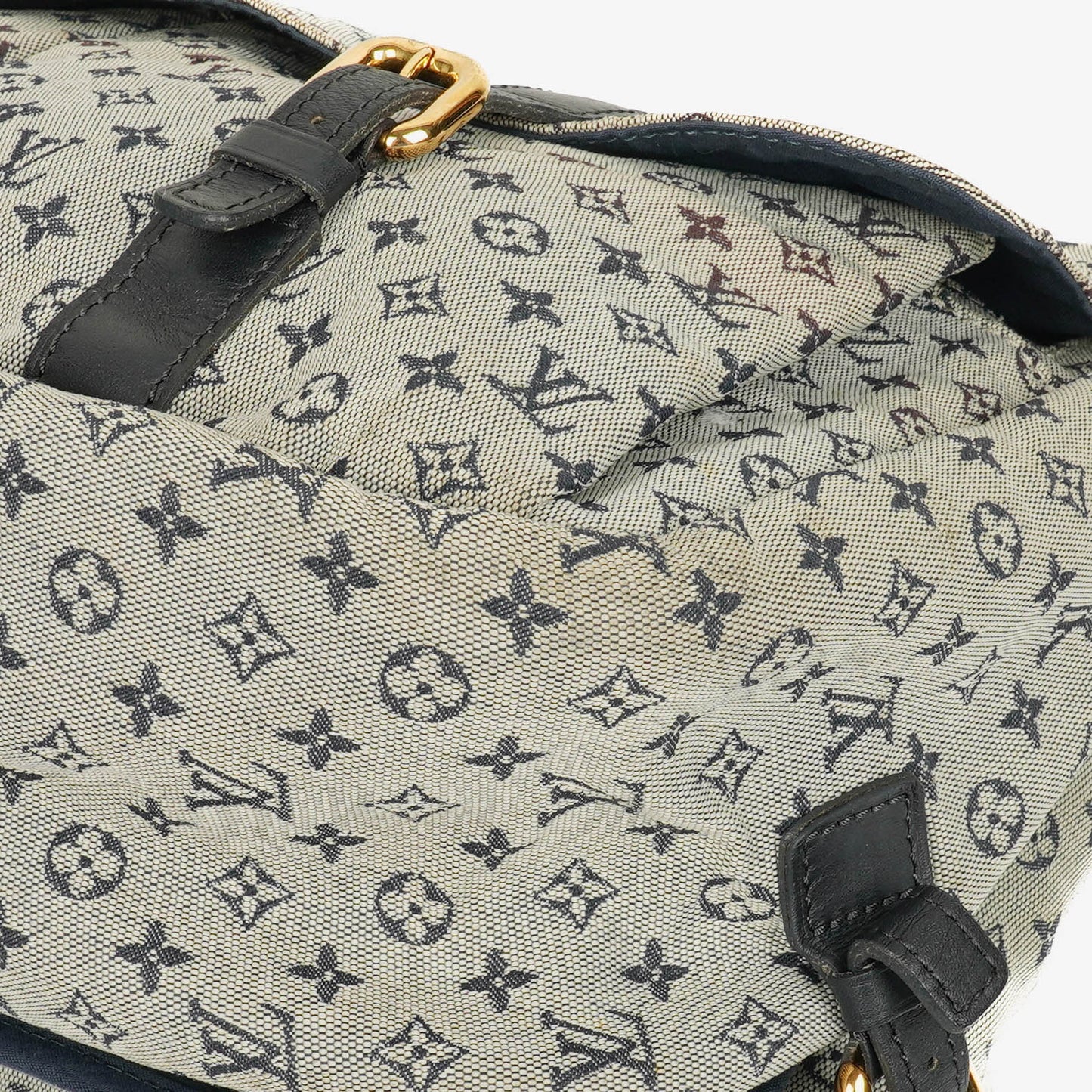 Louis Vuitton Navy Monogram Mini Lin Sac a Langer Diaper Bag