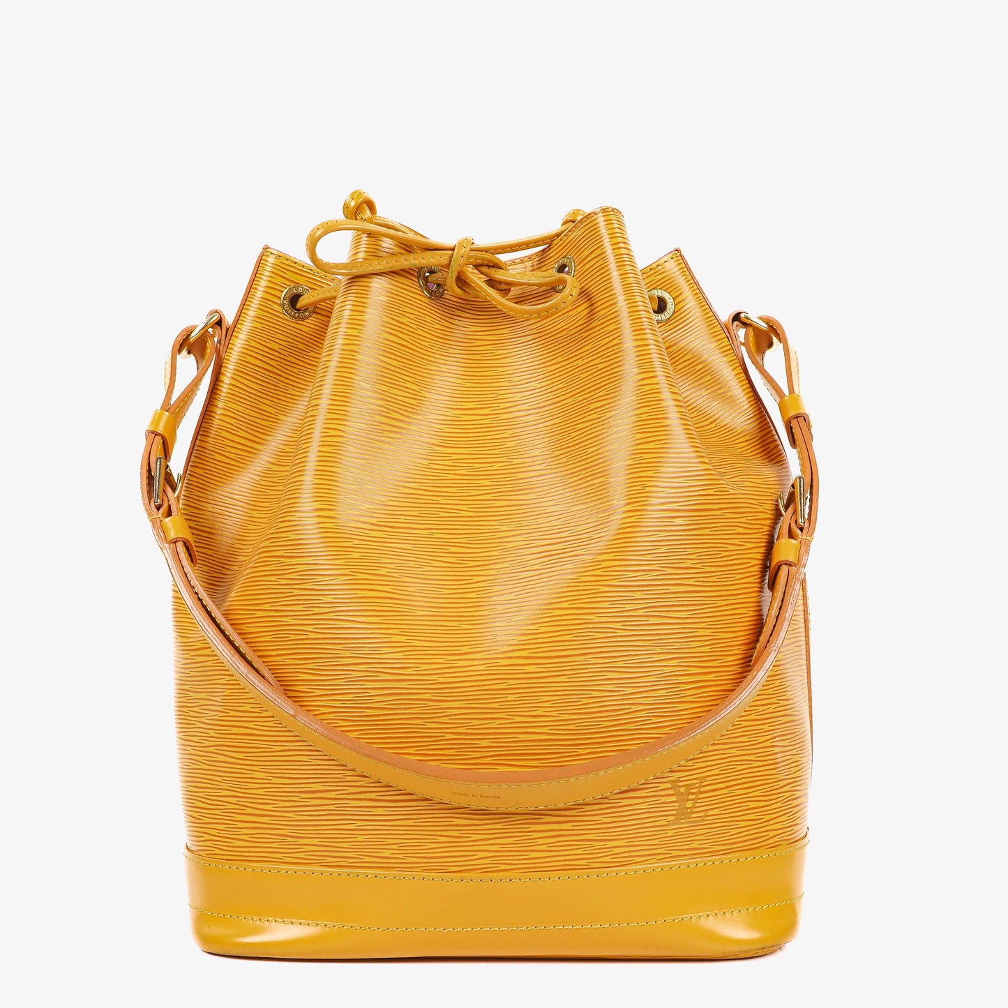 Louis Vuitton Noe Grande GM Yellow EPI Leather Shoulder Bag
