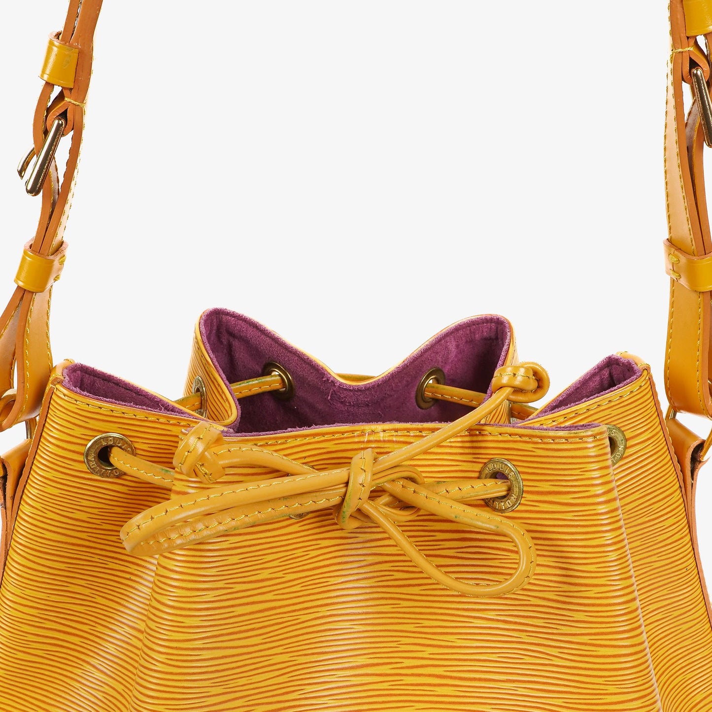 Louis Vuitton Noe Grande GM Yellow EPI Leather Shoulder Bag