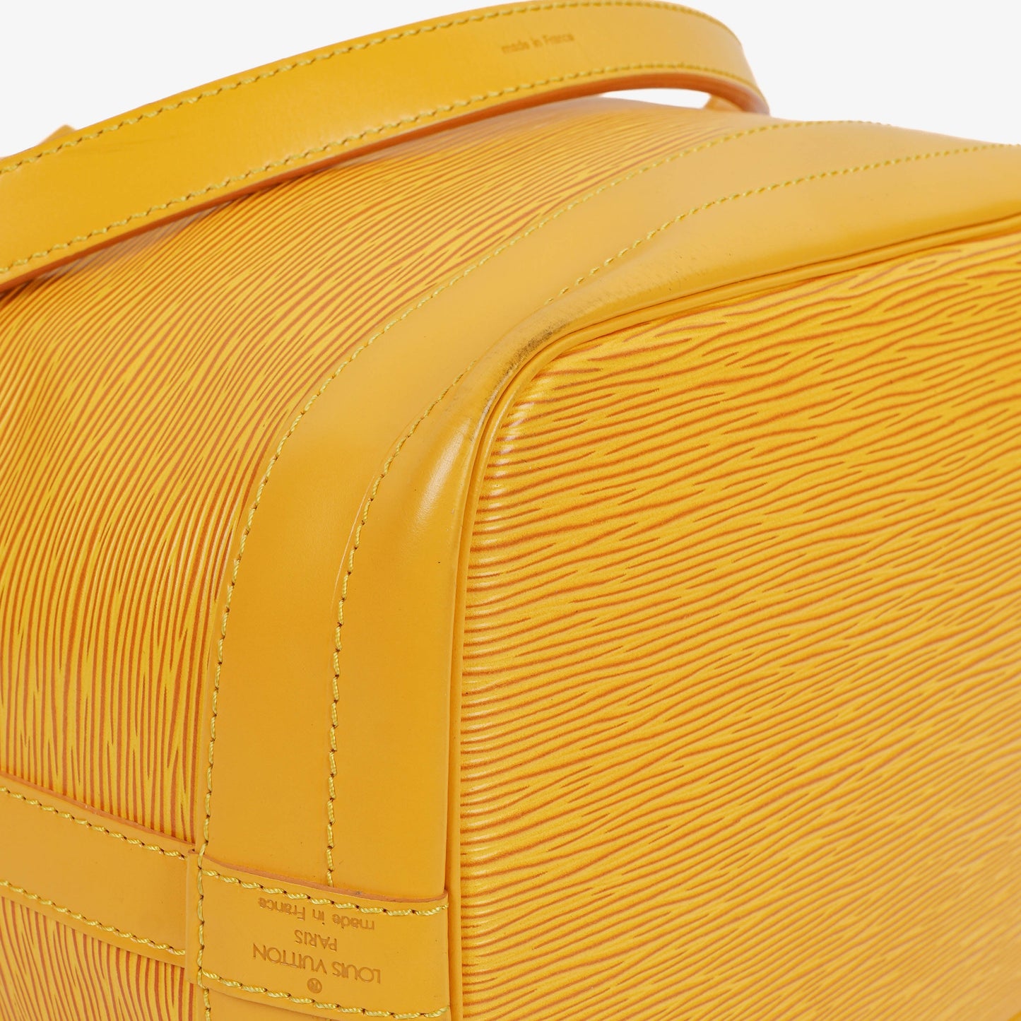 Louis Vuitton Noe Grande GM Yellow EPI Leather Shoulder Bag