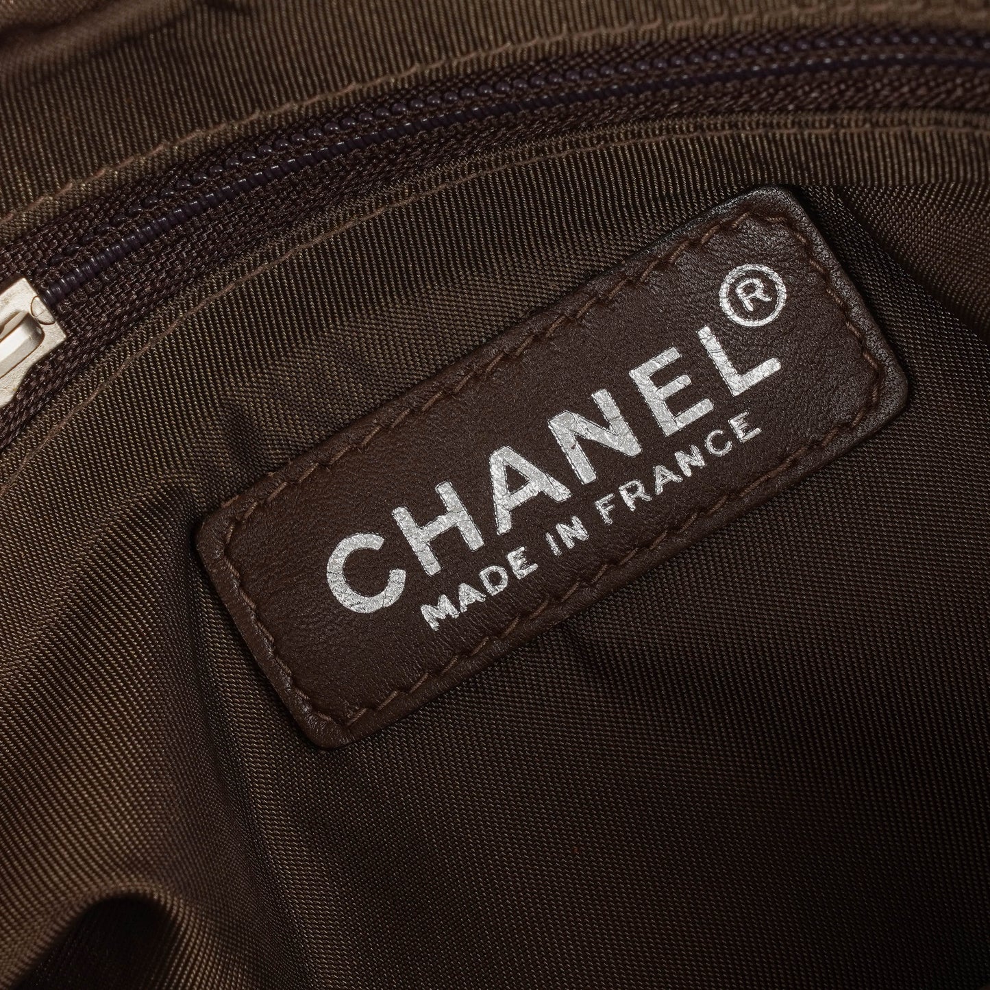 Chanel Beige New Travel Ligne Nylon Bag