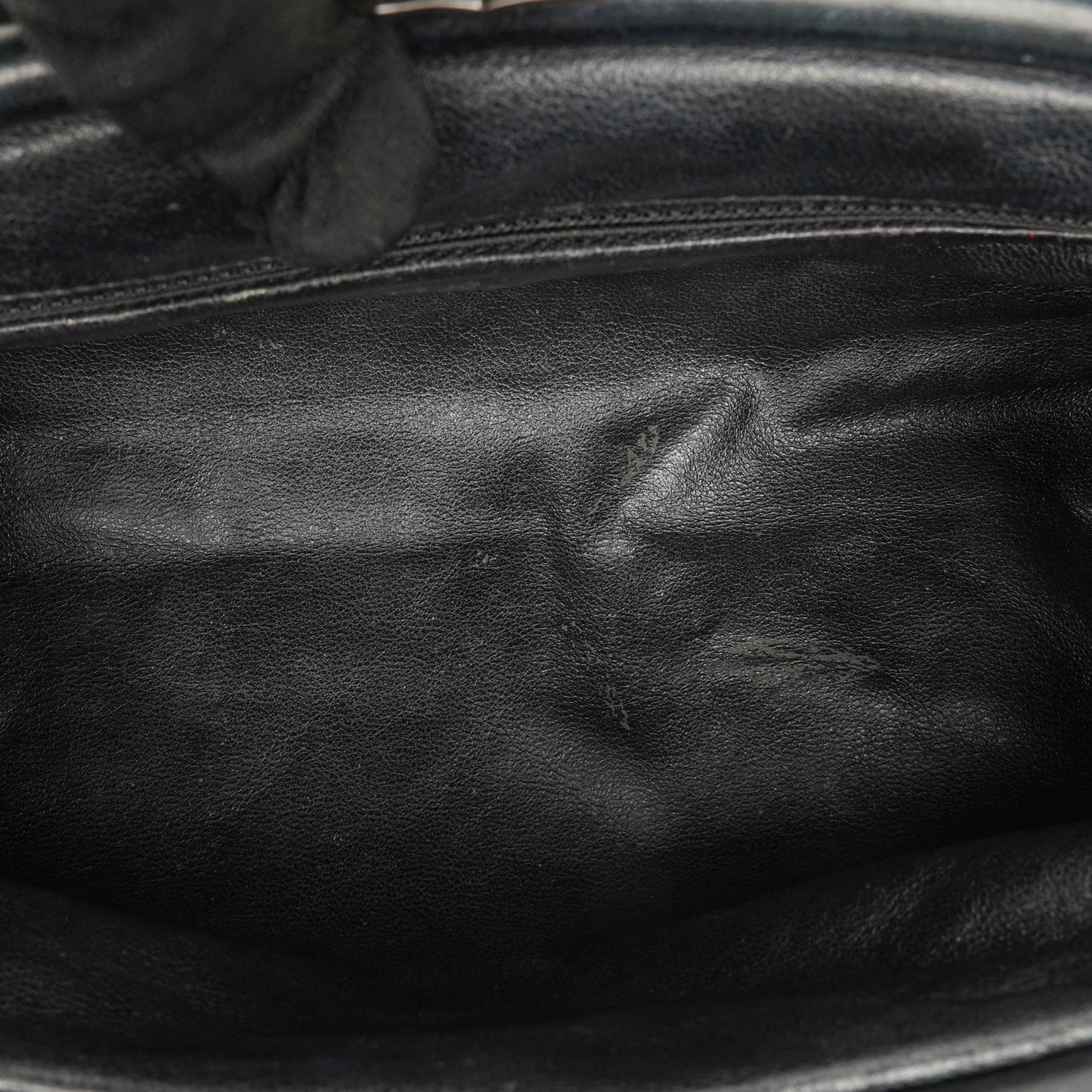 Chanel Black Quilted Leather Timeless Clutch Bag