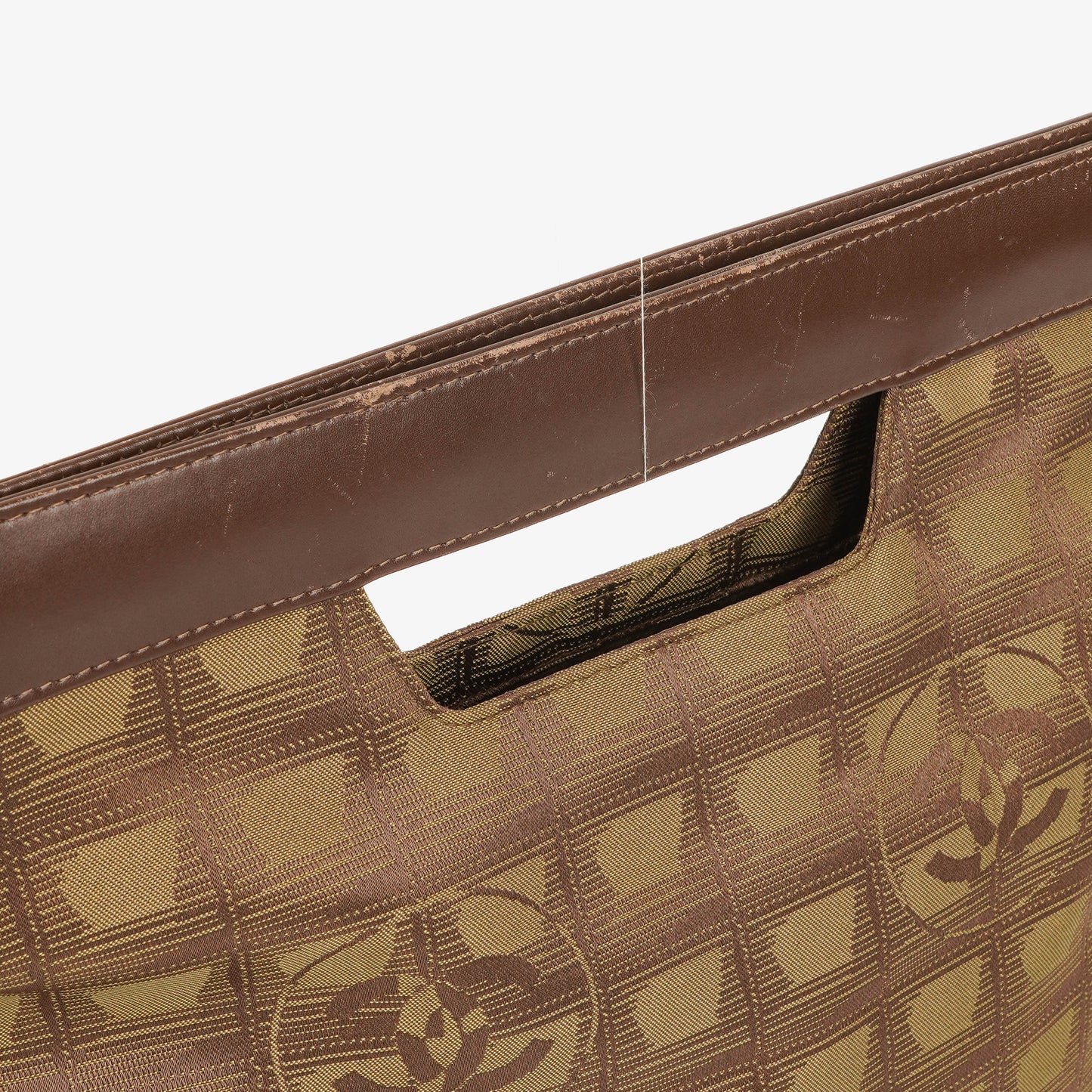 Chanel Beige New Travel Ligne Nylon Bag