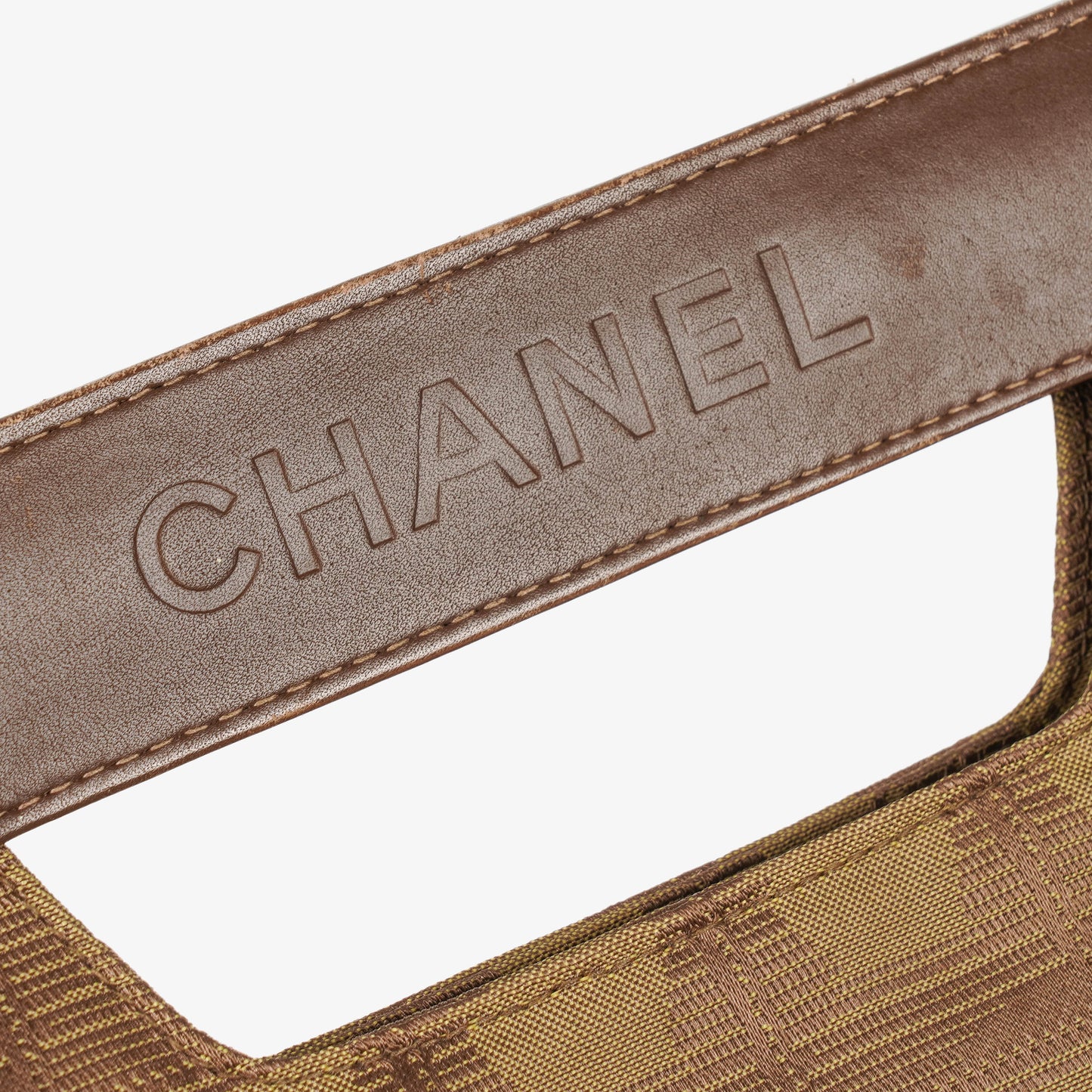Chanel Beige New Travel Ligne Nylon Bag